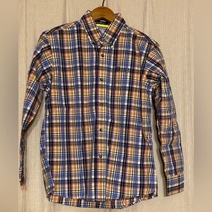 Wrangler George Strait Cowboy Cut Collection Youth Large Long Sleeve Button Down